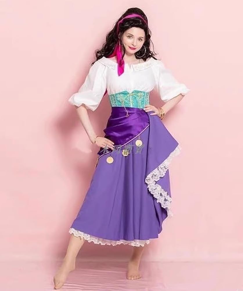 Amazon.co.jp: [晴れ着] ノートルダムの鐘 エスメラルダ コスプレ衣装